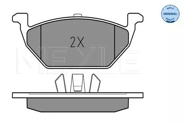 KLOCKI HAMULCOWE PRZÓD VW A3 BORA GOLF MEYLE 0252313019/A