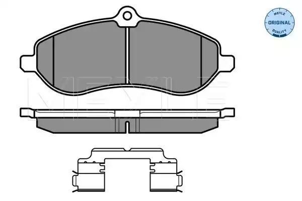 KLOCKI HAMULCOWE PRZÓD CITROEN JUMPY SCUDO EXPERT 07- Z CZUJNIKIEM MEYLE 0252459518/W
