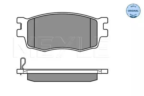 KLOCKI HAMULCOWE PRZÓD HYUNDAI ACCENT KIA RIO 05- Z CZUJNIKIEM MEYLE 0252431717/W