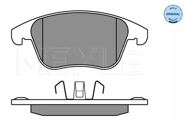 KLOCKI HAMULCOWE CITROEN C4 04- PEUGEOT 5008 09- MEYLE 252455719