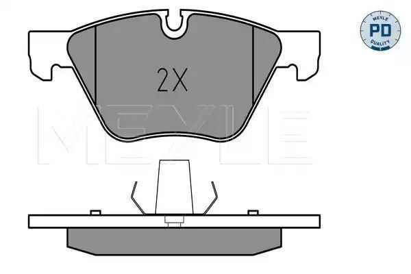 KLOCKI HAMULCOWE PRZÓD BMW E60 E61 520-525 03/E90 91 32 MEYLE 0252379420/PD