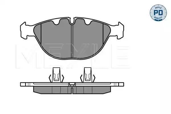 KLOCKI HAMULCOWE PRZÓD BMW X5 4,4-4,8 00-06 MEYLE 0252344821/PD