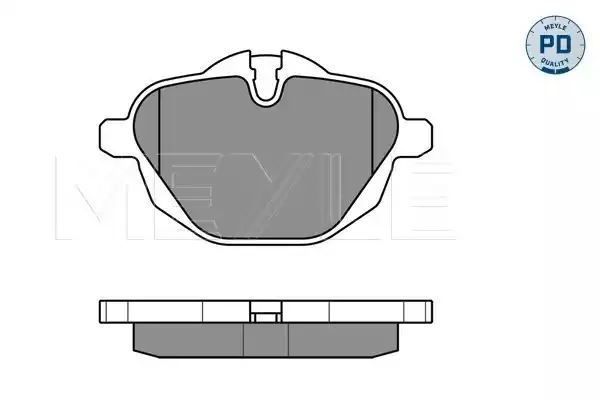 KLOCKI HAMULCOWE TYŁ BMW F10 F11 520-530 10-/F25 X3 10- MEYLE 0252456118/PD