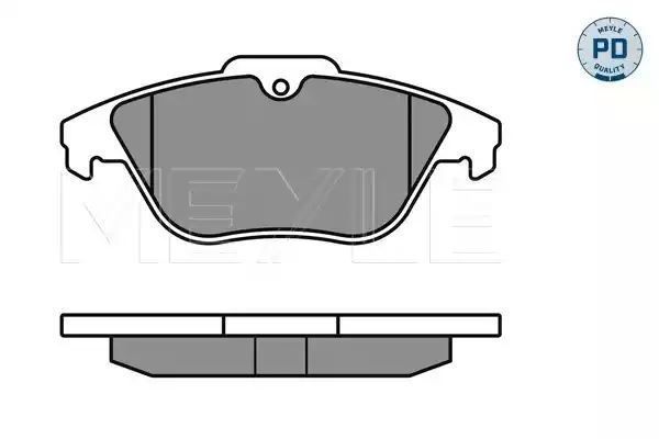 KLOCKI HAMULCOWE TYŁ MERCEDES W204 07- MEYLE 0252425317/PD