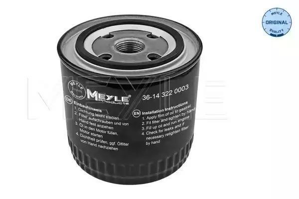 FILTR OLEJU NISSAN PRIMERA 2,2DCI/TDI 03- P12 MEYLE 36143220003