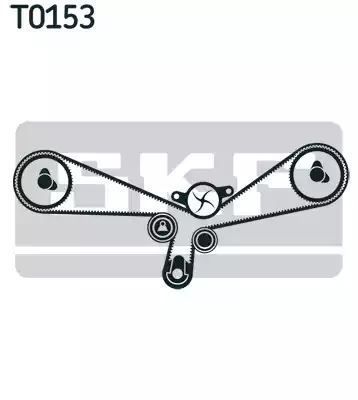 Zestaw rozrządu VW 2,4-2,8 30V SKF VKMA01903