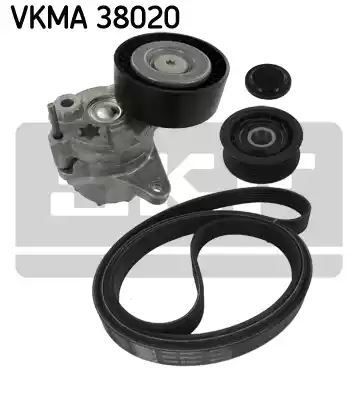 ZESTAW PASKA WIELOROWK. DB 2,2/2,7 CDI W202/W210 SKF VKMA38020