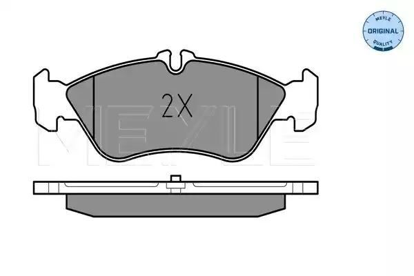 KLOCKI HAMULCOWE TYŁ MERCEDES SPRINTER MEYLE 252159218