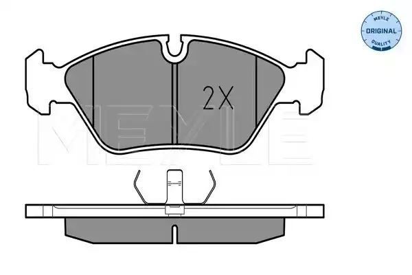 KLOCKI HAMULCOWE PRZÓD BMW E28 81-87 E30 M3 86-92 MEYLE 252062919