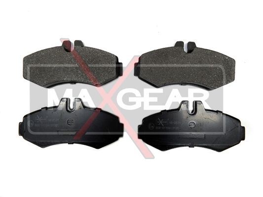 KLOCKI HAMULCOWE PRZÓD MERCEDES VITO 108-114 2 96- SYSTEM BO MaXgear 19-0571