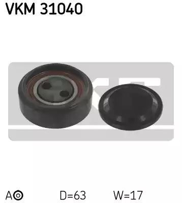 ROLKA PASKA WIELOROWK. VW 2,5TDI V6 24V 97-AFB,AK SKF VKM31040