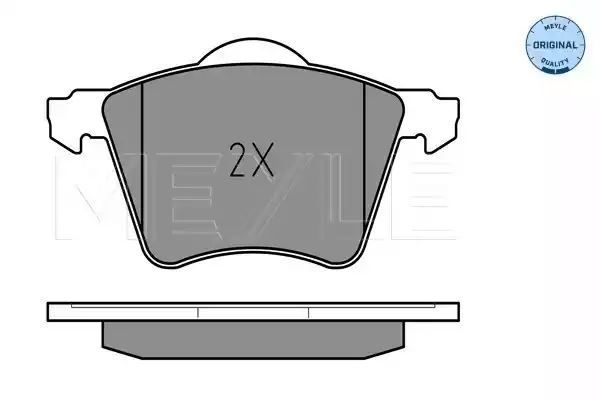 KLOCKI HAMULCOWE PRZÓD VW T4 05/97- Z CZUJNIKIEM MEYLE 0252103419/W