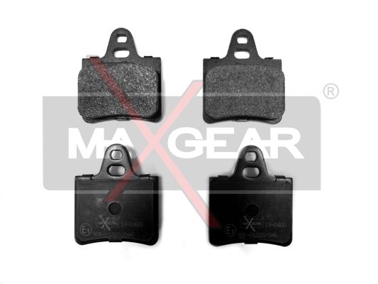 KLOCKI HAMULCOWE TYŁ CITROEN XANTIA 1,6-2,9 03 93-01 MaXgear 19-0400