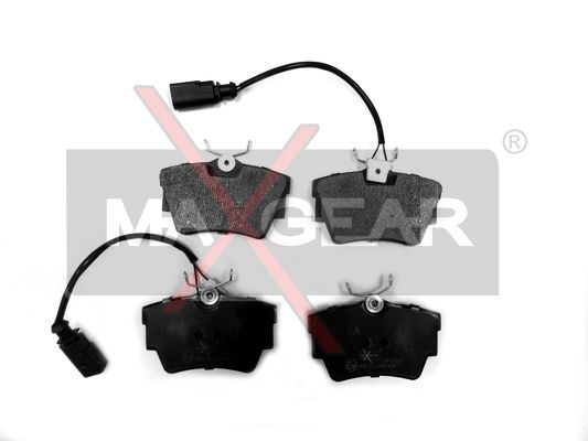KLOCKI HAMULCOWE TYŁ RENAULT TRAFIC 01- VIVARO 01- 14- MaXgear 19-0446