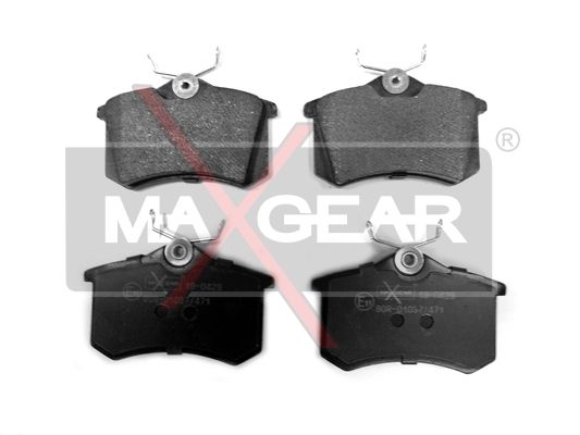 KLOCKI HAMULCOWE TYŁ GOLF VENTO PASSAT POLO A4 A6 RENAULT 88-05 MaXgear 19-0429