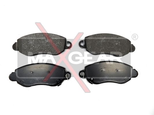 KLOCKI HAMULCOWE PRZÓD FORD TRANSIT 00- T.NAPĘD BEZ C MaXgear 19-0672