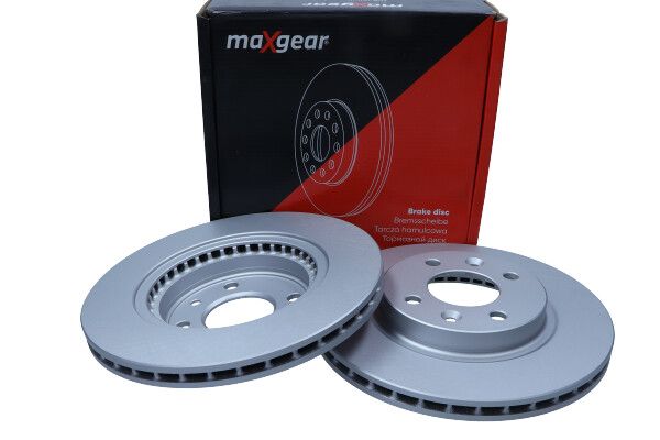 TARCZA HAMULCOWA PRZÓD RENAULT KANGOO MEGANE 98- TWINGO 00- THALIA DACIA LOGAN SANDERO Z POWŁOKĄ ANTYKOROZYJNĄ MaXgear 19-0796MAX
