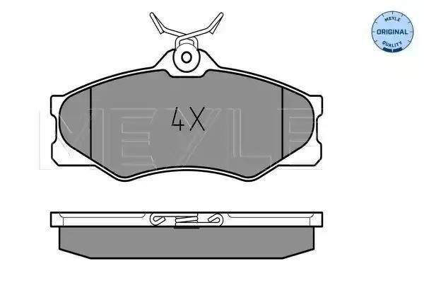 KLOCKI HAMULCOWE PRZÓD VW T2 85-92 MEYLE 252097919
