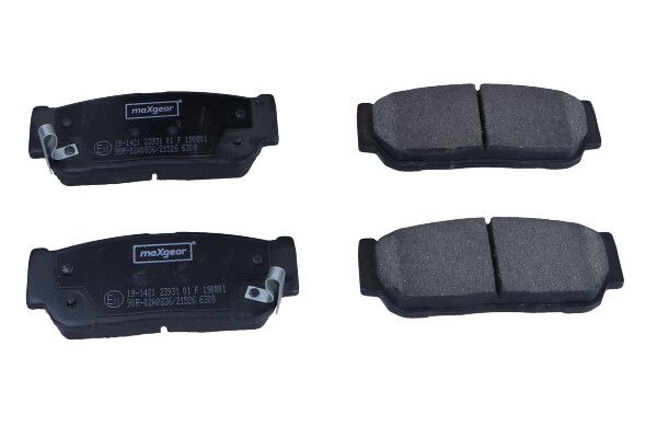 KLOCKI HAMULCOWE TYŁ SSANGYONG RODIUS 05- MaXgear 19-1421
