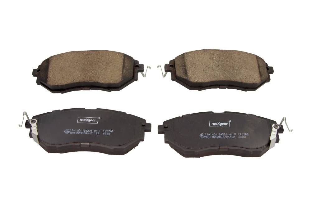 KLOCKI HAMULCOWE PRZÓD SUBARU TRIBECA 05- 3,0-3,6B MaXgear 19-1451