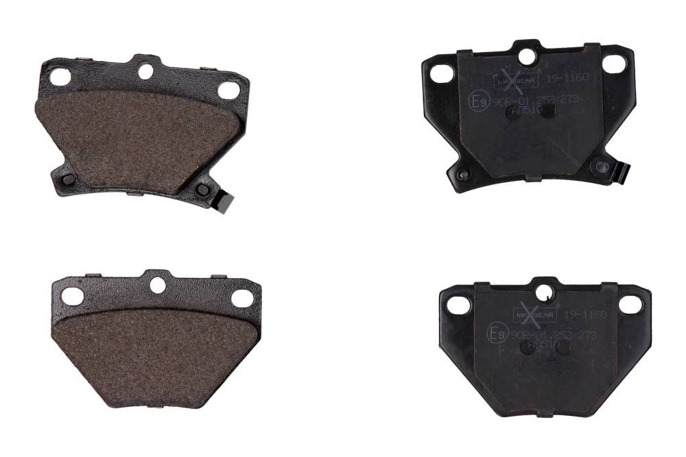 KLOCKI HAMULCOWE TYŁ TOYOTA COROLLA 02- YARIS 99- PRIUS 00- MaXgear 19-1160