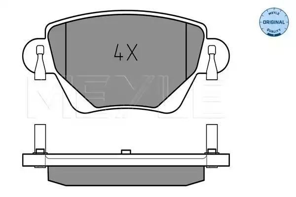 KLOCKI HAMULCOWE TYŁ FORD MONDEO 00- MEYLE 252355717
