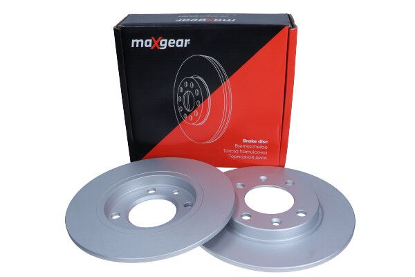 TARCZA HAMULCOWA TYŁ PEUGEOT 306 XSARA 206 ZX Z POWŁOKĄ ANTYKOROZYJNĄ MaXgear 19-0769MAX