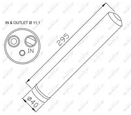 Osuszacz klimatyzacji Mercedes SPRINTER 06- NRF 33298