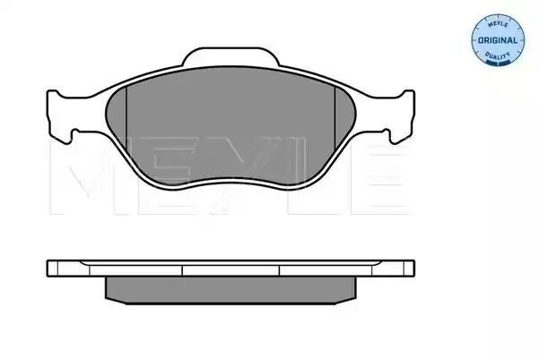 KLOCKI HAMULCOWE PRZÓD TOYOTA YARIS 06- Z CZUJNIKIEM MEYLE 0252320217/W
