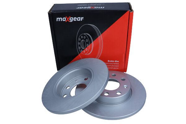 TARCZA HAMULCOWA PRZÓD OPEL CORSA KADETT VECTRA 1,0-1, Z POWŁOKĄ ANTYKOROZYJNĄ MaXgear 19-0744MAX