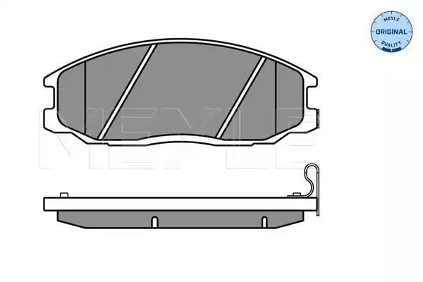 KLOCKI HAMULCOWE PRZÓD HYUNDAI H-1 SANTA FE 01- Z CZUJNIKIEM MEYLE 0252356916/W