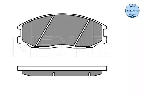 KLOCKI HAMULCOWE PRZÓD HYUNDAI H-1 SANTA FE 01- Z CZUJNIKIEM MEYLE 0252356916/W