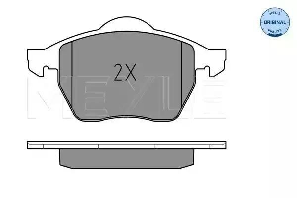 KLOCKI HAMULCOWE PRZÓD VW AUDI 100 A6 90- Z CZUJNIKIEM MEYLE 0252067619/W
