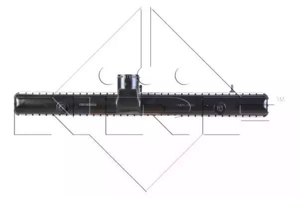 CHŁODNICA CITROEN C8/JUMPY 2,0HDI 07- FIAT SCUDO NRF 53861