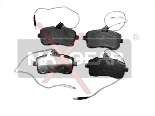 KLOCKI HAMULCOWE PRZÓD PEUGEOT 407 04- 1,6-2,0 MaXgear 19-0560