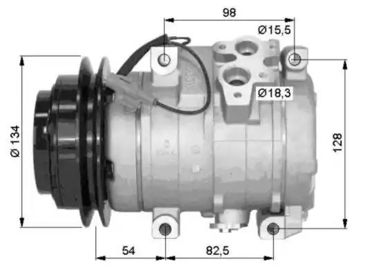 KOMPRESOR KLIMATYZACJI MITSUBISHI PAJERO 00-06 NRF 32458