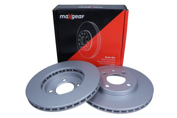 TARCZA HAMULCOWA PRZÓD GOLF 2 3 PASSAT 88- 1,8 1 Z POWŁOKĄ ANTYKOROZYJNĄ MaXgear 19-0754MAX