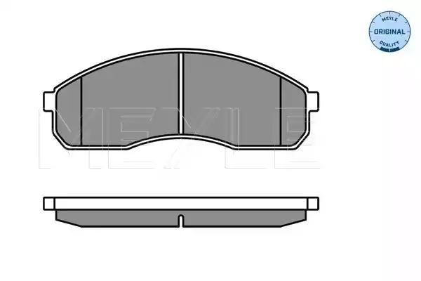 KLOCKI HAMULCOWE PRZÓD KIA CARNIVAL 99- PREGIO 02- K2700 Z CZUJNIKIEM MEYLE 0252364916/W
