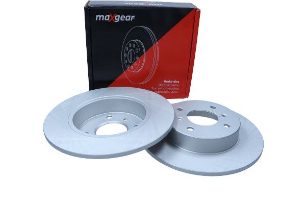 TARCZA HAMULCOWA TYŁ NISSAN PRIMERA Z POWŁOKĄ ANTYKOROZYJNĄ MaXgear 19-0959MAX