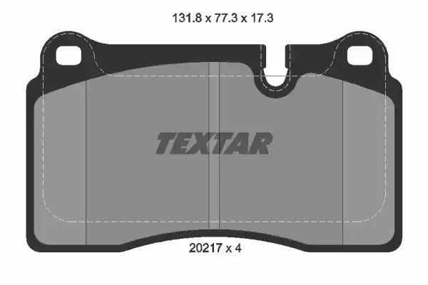 Klocki hamulcowe przód Land Rover RANGE ROVER 05-09 Textar 2021701