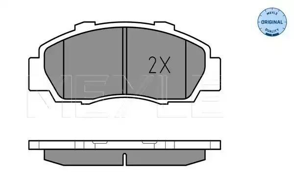 KLOCKI HAMULCOWE PRZÓD HONDA ACCORD -98- PRELUDE 96- LEGEND/HR-V/ROVER 600 MEYLE 0252165118/W