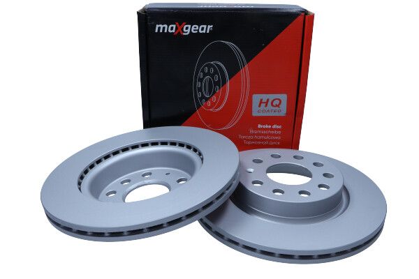 TARCZA HAMULCOWA PRZÓD VW GOLF 5 A3 OCTAVIA CADDY BEETLE 280MM Z POWŁOKĄ ANTYKOROZYJNĄ MaXgear 19-0820MAX