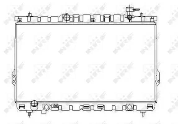 CHŁODNICA HYUNDAI SANTA-FE 01- NRF 53357