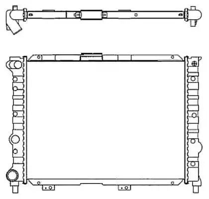 Chłodnica Alfa Romeo 156-1,6-2,0 97-06 NRF 58114