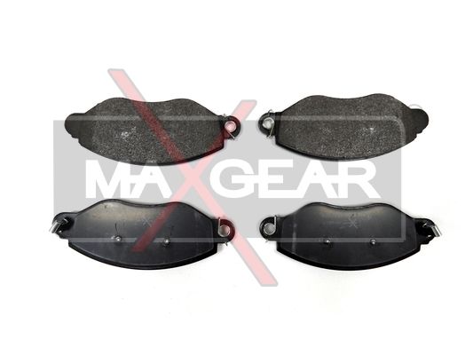 KLOCKI HAMULCOWE PRZÓD FORD TRANSIT 00- P.NAPĘD BEZ C MaXgear 19-0671