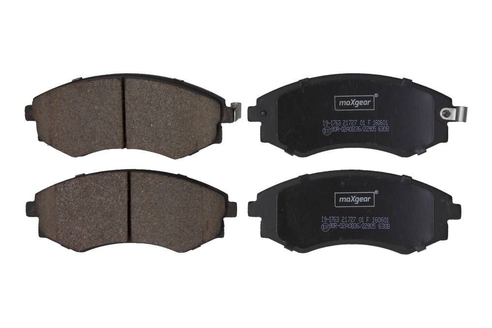 KLOCKI HAMULCOWE PRZÓD HYUNDAI LANTRA 1,6 91- MaXgear 19-1763