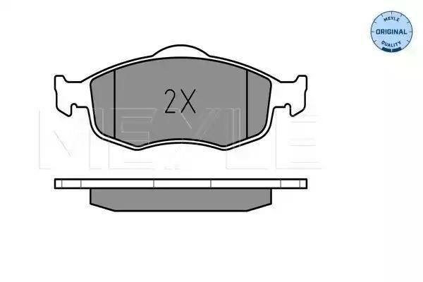 KLOCKI HAMULCOWE PRZÓD FORD MONDEO 93- Z CZUJNIKIEM MEYLE 0252139618/W