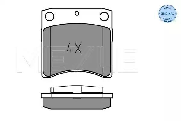 KLOCKI HAMULCOWE PRZÓD VW T4 90-03 Z CZUJNIKIEM MEYLE 0252317618/W