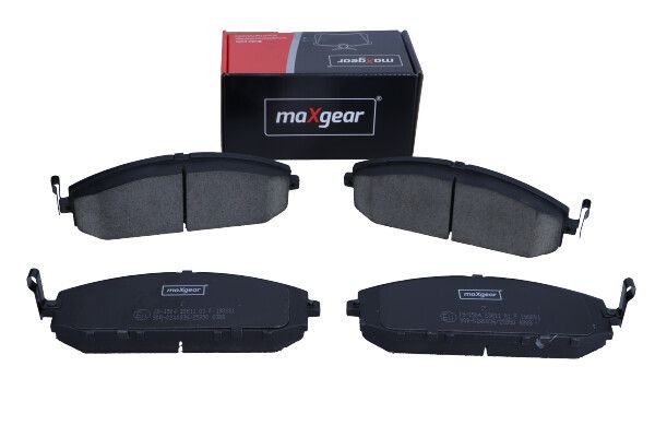 KLOCKI HAMULCOWE PRZÓD NISSAN PATROL GR Y61 98- 2,8TDI MaXgear 19-1504
