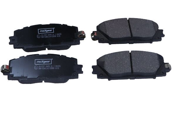 KLOCKI HAMULCOWE PRZÓD TOYOTA YARIS 06- WER. JAP MaXgear 19-1537